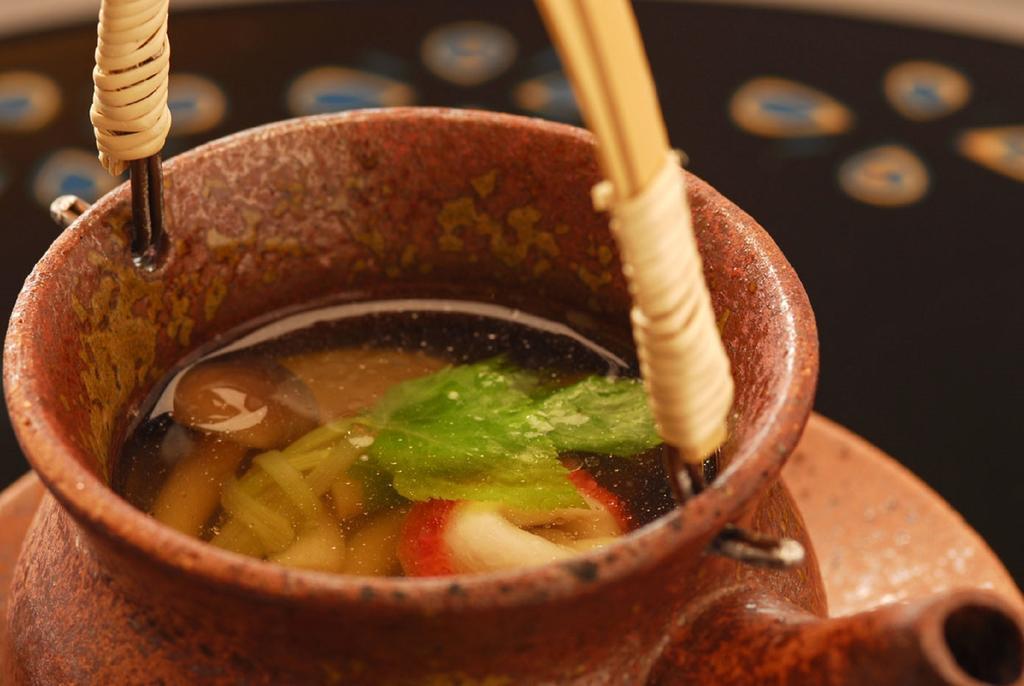 Hakone Tokinoshizuku Hotel Bagian luar foto A bowl of miso soup